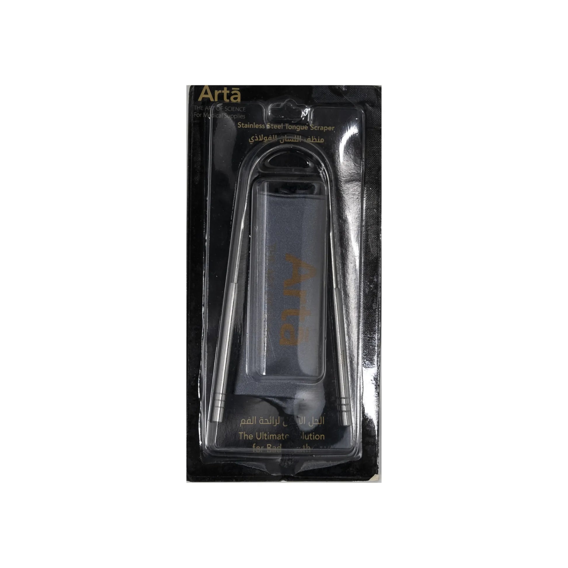 ARTA Stainless Steel Tongue Scraper 1 Pc