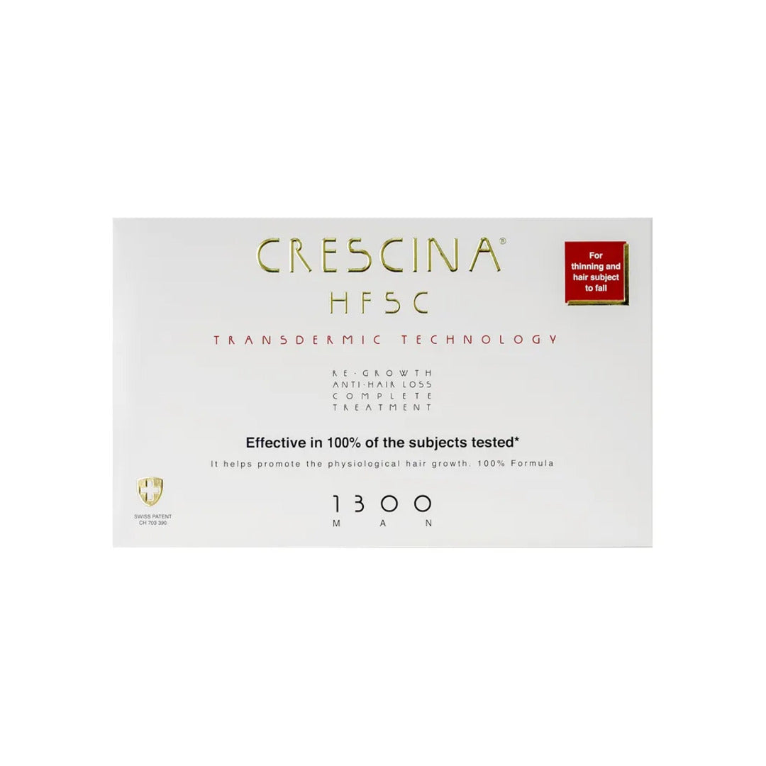 Crescina Transdermic 1300 Man Complete Treatment 10+10 Vials 