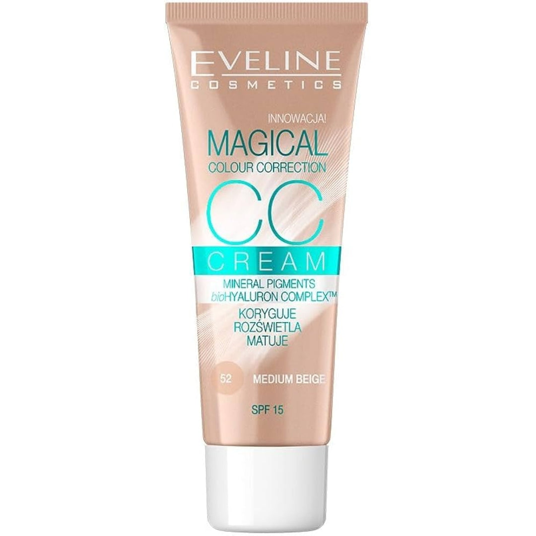 EVELINE Magical Colour Correction Coloring Cream 52 Medium Beige - 30ml