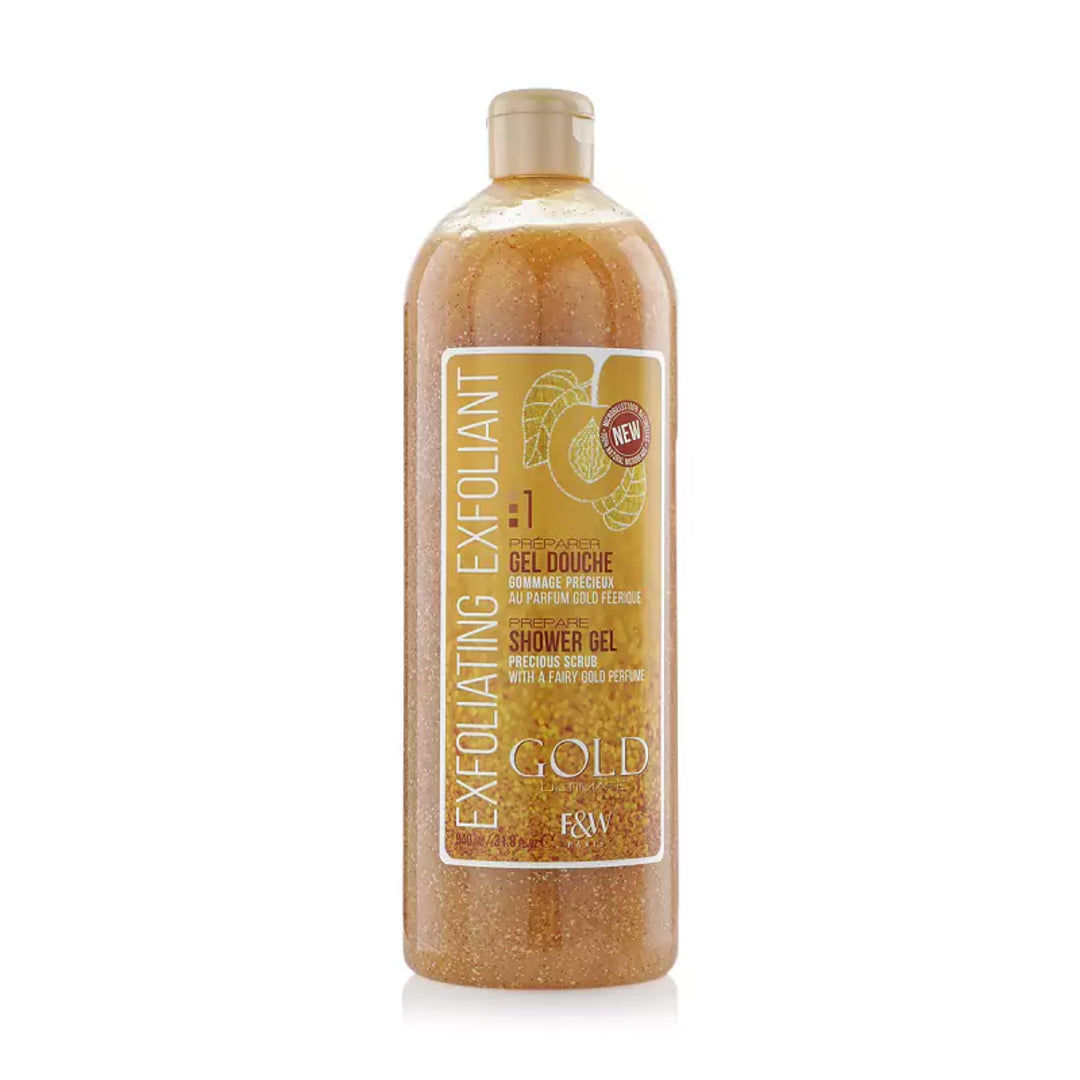 FAIR & WHITE Gold Shower Gel Scrub 940ml