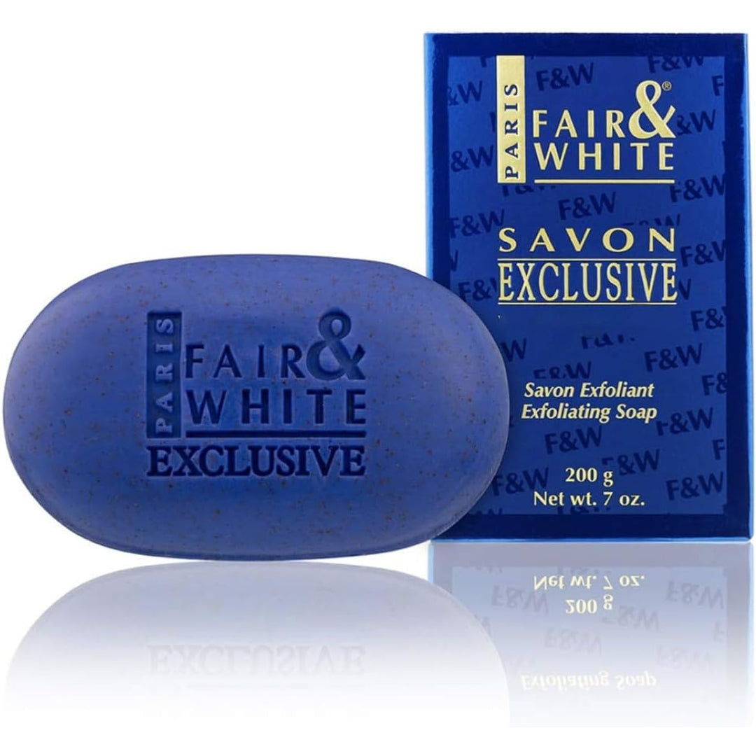 Fair & White Blue Exfoliating Soap 200g