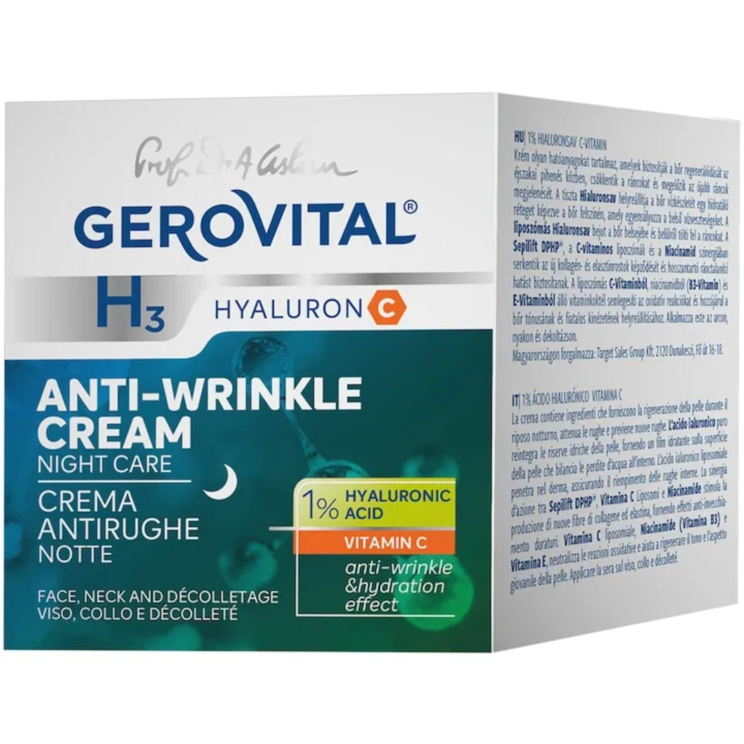 GEROVITAL Anti Wirinkle Hyaluronic Acid Night Cream 50 ml