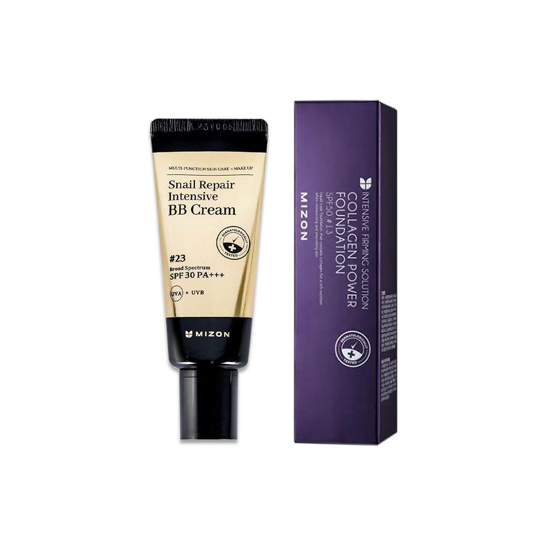 MIZON BB Cream & Collagen Power Foundation