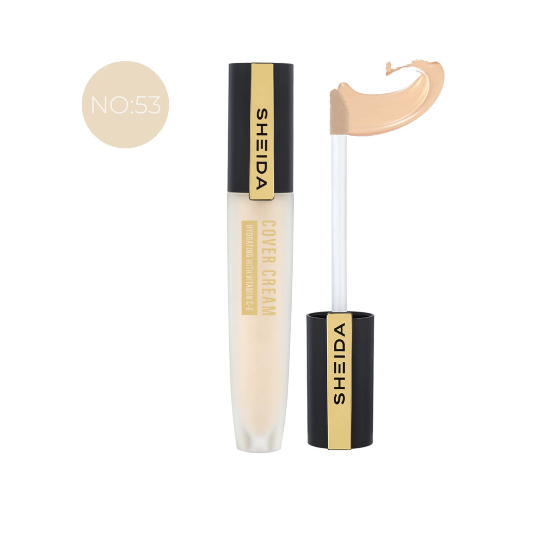 SHEIDA concealer with applicator on a white background