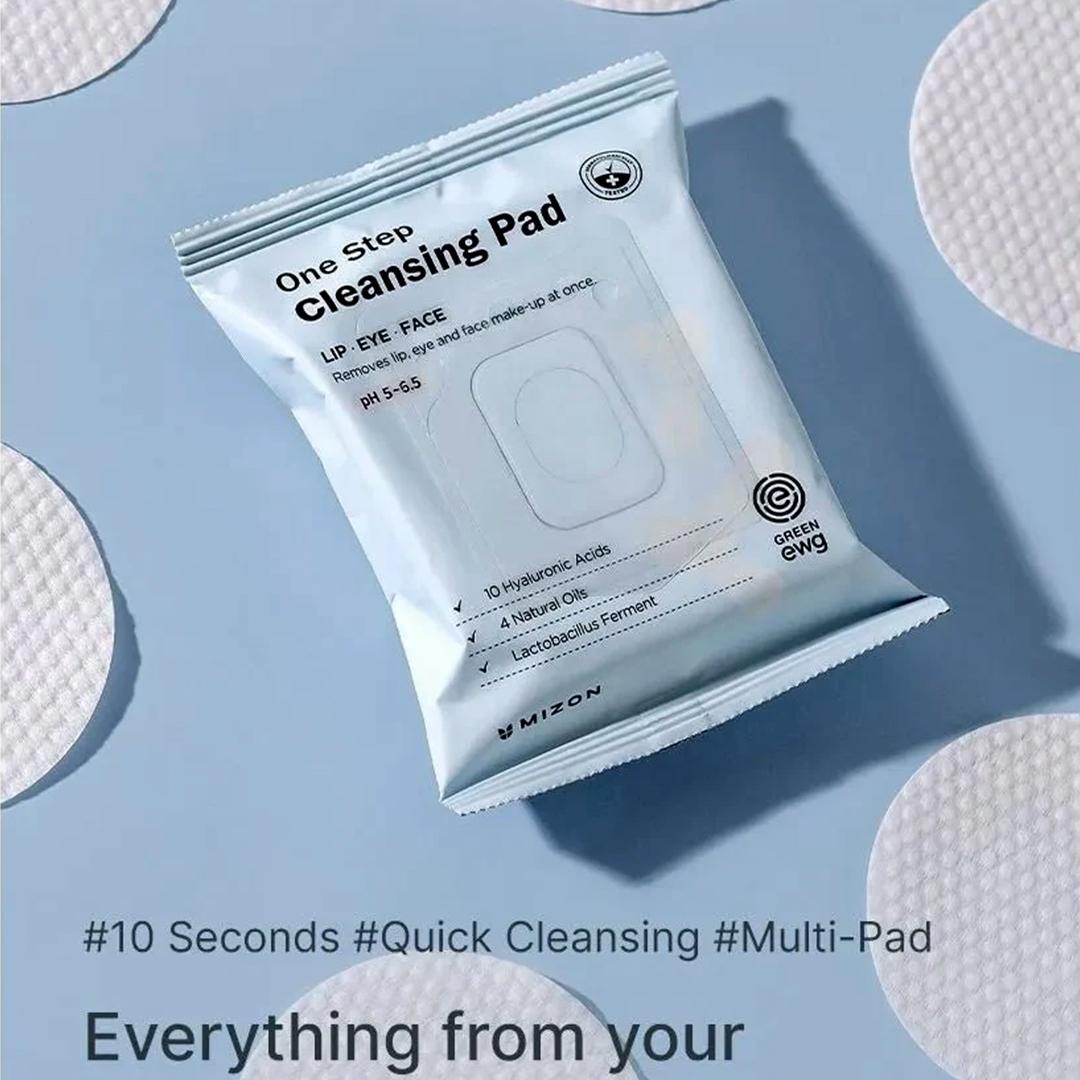MIZON Face & Makeup Cleansing Pads with Probiotics
