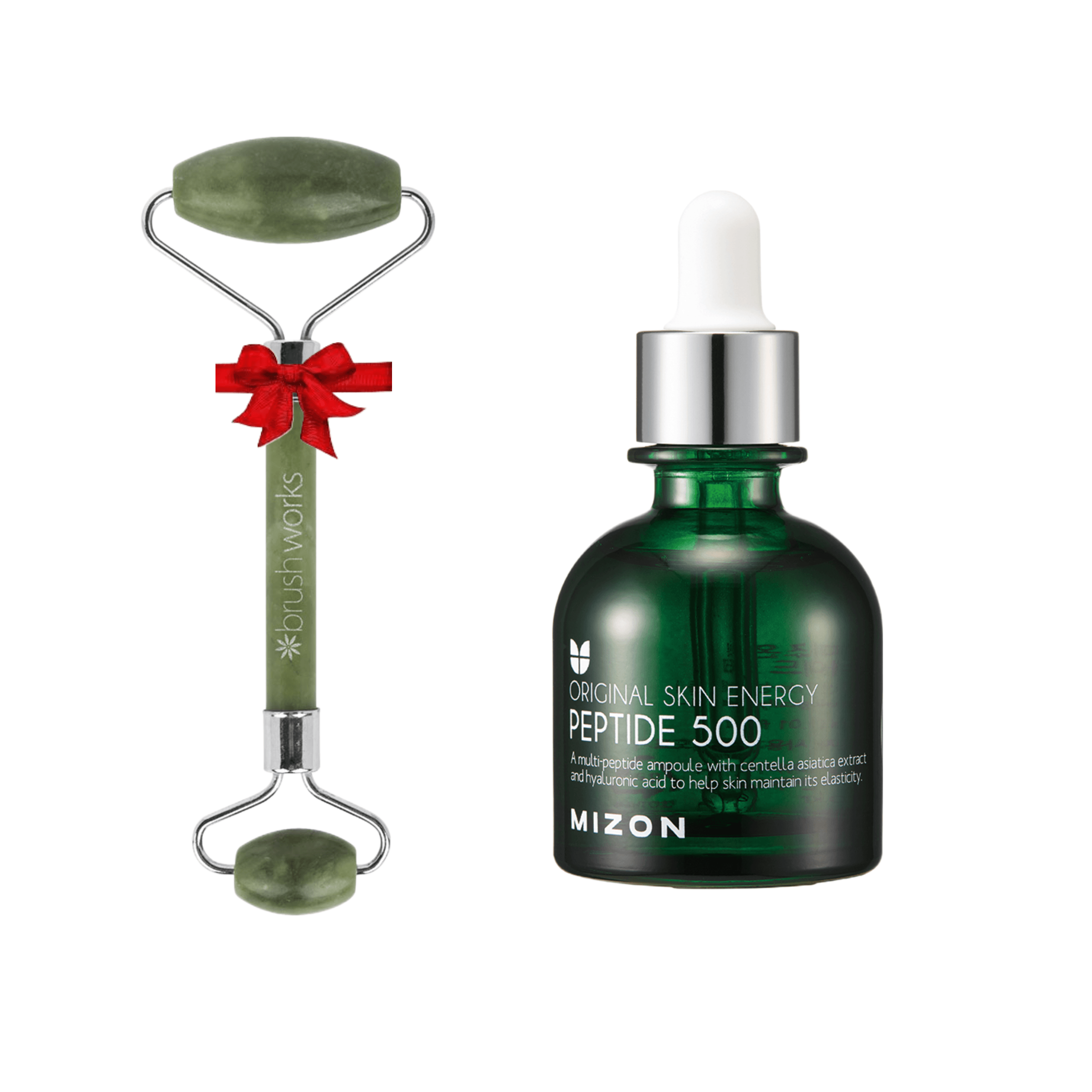 Mizon Peptid 500 Serum & Brushworks Jad Roller set